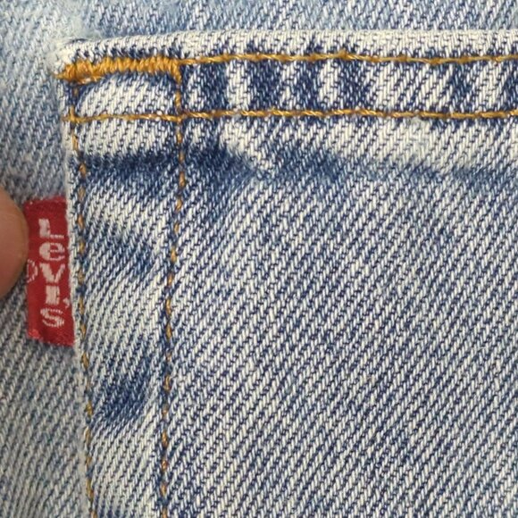 Vintage Levi's 512 Light Wash Jeans Womens 11 JR. Slim Fit Straight Leg 80s 90s - Picture 7 of 16